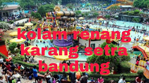 Kolam Renang Karang Setra Bandung Suasana Sore Youtube