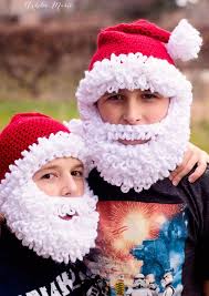 Nothing Get S My Boys Quite In The Christmas Spirit Like Wearing Santa Hats They Love This Crochet Christmas Hats Christmas Crochet Patterns Crochet Santa Hat