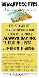 Using Credit Card During Travel Avoid The Dcc Fee Nomad Wallet Travel Credit Cards Budget Travel Tips Credit Card