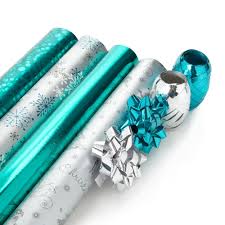 Debenhams Silver And Turquoise Christmas Wrapping Paper Set At Debenhams Com Turquoise Christmas Christmas Wrapping Paper Christmas Wrapping