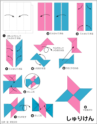 Extremegami How To Make A Origami Ninja Star Kids Origami Ninja Star Origami Origami Easy