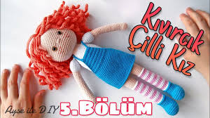 Amigurumi Kivircik Cilli Kiz Bebek Luleli Sac Yapilisi Ve Birlestirme 5 6 Youtube Amigurumi Bebek Kiz Bebek Ayakkabilari
