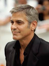 George Clooney S Hairstyle Simple And Classy Hairstyle On Point George Clooney Haircut George Clooney Hair Messy Hairstyles