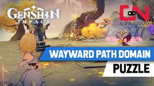 Genshin Impact Domain Of The Wayward Path Puzzle Solution Youtube