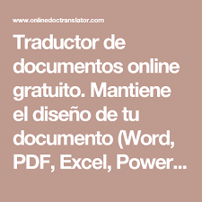 Traductor De Documentos Online Gratuito Mantiene El Diseno De Tu Documento Word Pdf Excel Powerpoint Openoffice Tex Powerpoint How Are You Feeling Words