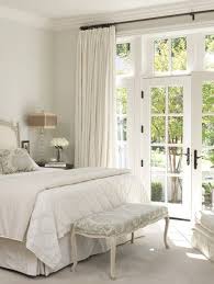 15 Brilliant French Door Window Treatments White Bedroom Design Remodel Bedroom French Doors Interior