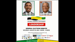 Jamaica Debates Commission General Election Debates Leadership Debate August 29 2020 Youtube