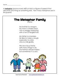 Page 1 Metaphor Assessment Teaching Figurative Language Similes And Metaphors Metaphor Poems