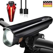 Toptrek Fahrradlichter Set Stvzo Zugelassen Akku Fahrradlicht Usb Wiederaufladbare Led Fahrradbeleuchtung Samsung Fahrrad Licht Fahrradlampe Fahrradbeleuchtung