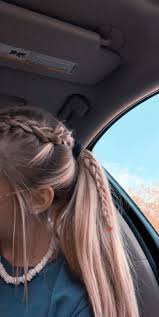 Summer Hair Girls Hairdos Hair Summer In 2020 Braided Ponytail Hairstyles Medium Hair Styles Diy Hairstyles Easy