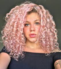Soft Pink Curls Curly Hair Styles Naturally Pink Curls Curly Hair Styles
