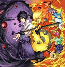 Gambar Poster Naruto Wallpaper Vs Sasuke Uchiha Lampu Kecil Di 2020 Naruto And Sasuke Naruto Gambar