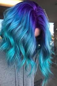 Pin By Ashley Wright On Hair 3 Hair Colour Design Blue Hair Streaks Blue Hair Color Highlights