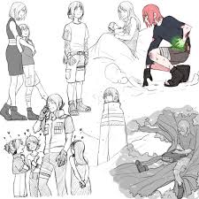 Throws Sakura S Bby Boy Aka The Bae And Sakumama Doodles At You Anime Naruto Naruto Sasuke Sakura Sakura And Sasuke