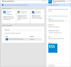 How To Configure The Barracuda Email Security Service App In Azure Ad Barracuda Campus