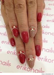 Red Nails With Diamonds Nails Design With Rhinestones Diamond Nails Christmas Nails