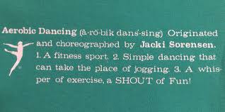 Definition Of Aerobic Dancing T Shirt Aerobics Dance T Shirt