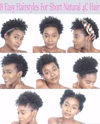 8 Easy Protective Hairstyles For Short Natural 4c Hair That Will Not Damage Your Edges African American Hairstyle Videos Aahv Natural Hair Styles Easy 4c Natural Hairstyles Short Natural