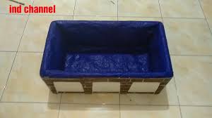 Diy Cara Membuat Kolam Mini Indoor Dari Sterofoam Make A Small Indoor Pond Youtube