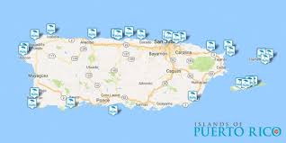 Best Beaches In Puerto Rico Map Puerto Rico Map Puerto Rico Beaches Puerto Rico