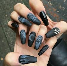 30 Gorgeous Nails Ideas You Have To Try Goth Nails Halloween Nails Gothic Nails