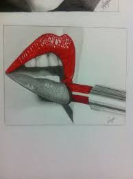 A Girl Can Conquer The World With 2 Things A Pair Of Badass High Heels And Red Lipstick Letitbeknown Drawings Art Pencil Creative