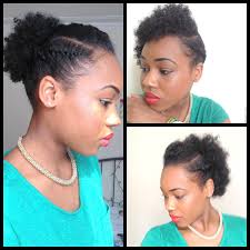 3 Quick Easy Style For Short Natural Hair Wash And Go 5th Day Styles Natural Hair Styles Hair Styles Short Natural Hair Styles