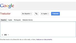 Servicio Libre Multilingue De Traduccion Automatica Estadistica Proporcionada Por Google Para Traducir Texto Voz Imagenes O Textos Traductor Espanol Idiomas