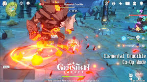 Genshin Impact Elemental Crucible New Co Op Event Gameplay Showcase Final Cbt Youtube