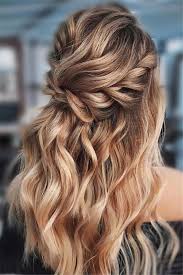 28 Captivating Half Up Half Down Wedding Hairstyles Wedding Hairstyle With Braids Short Hair Glamorous Wedding Hair Wedding Hair Trends Half Up Wedding Hair