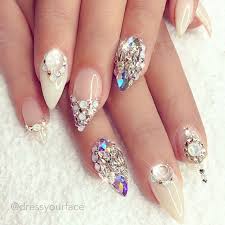 Glitter Wedding Nail Design Pretty Designs Bride Nails Wedding Nails Glitter Wedding Nails Design