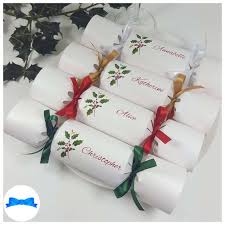Personalised Christmas Crackers Holly Design Make Fill Your Own Cracker Kit Christmas Crackers Diy Christmas Crackers Personalized Christmas