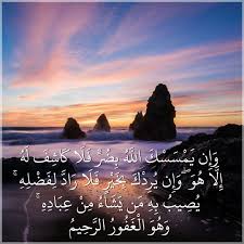 قرآن كريم آيه وإن يمسسك الله بضر Poster Hadith Natural Landmarks