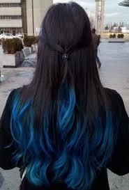 Best Hair Blue Ends Shades 39 Ideas Blue Hair Highlights Dark Blue Hair Dye Blue Ombre Hair