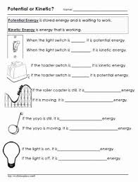 Forms Of Energy Worksheet Answers Best Of Kinetic Energy Worksheets And Website On Pinterest In 2020 Kinetic And Potential Energy Science Worksheets Kinetic Energy