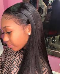 How Do You Slay Your Babyhair Babyhair Edges Naturallook Hairstyle Wowebony Virgin Brazilian Straight Hair Straight Hairstyles Brazilian Straight Hair