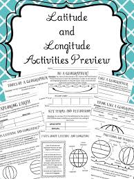 Latitude And Longitude Activities Geography Lessons 6th Grade Social Studies Teaching Geography