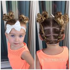 Cami On Instagram Viv Looked In The Mirror Today And Said I Look Like Minnie Such A Fun Style Toda Girl Hair Dos Lil Girl Hairstyles Kids Hairstyles