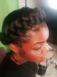 How To Do A Halo Crown Braid Natural Hair Styles Curly Hair Styles Stylish Hair