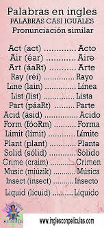 Palabras En Ingles Con Significado Aprende Ingles Pronunciacion Clases De Ingles Como Aprender Ingles Basico Palabras Basicas En Ingles Vocabulario En Ingles