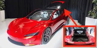 First Look At Tesla Next Gen Roadster Trunk Tesla Roadster Tesla Roadsters