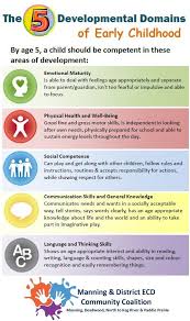 5 Developmental Domains Of Early Childhood Development Early Childhood Development Childhood Development Early Childhood Education Activities