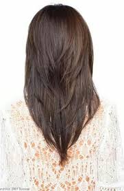 Medium Length Haircut With A Deep V And Layers Long Hair Styles Haircuts For Long Hair With Layers Thick Hair Styles