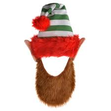 Amscan 24 In X 12 In Elf Christmas Hat With Beard 2 Pack 397664 Christmas Hat Elf Hat Christmas Elf
