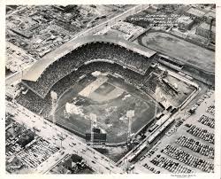 Aerial Of Municipal Stadium Kansas City First Game 1955 Kansas City Kansas City Missouri Missouri Valley