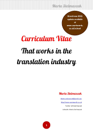 How To Write A Translators Cv By Marta Stelmaszak Via Slideshare Curriculums Escrito Idiomas