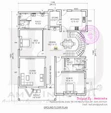 5 Bedroom Contemporary House With Plan Duplex House Plans House Layout Plans Kerala House Design
