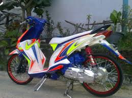 Modifikasi Honda Beat Esp Airbrush Simple Motor Honda Lowrider