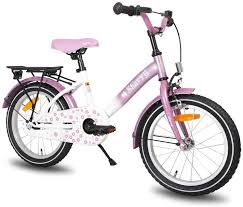 Kinderfahrrad In Versch Farben 14 16 Zoll In 2020 Kinderfahrrad Kinder Fahrrad Madchen Auf Motorrad