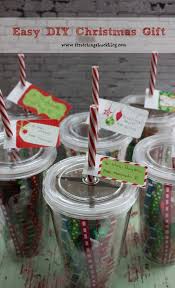 Easy Diy Christmas Tumblers Filled With A Gift Card Candy Perfect Teacher Gifts Easy Diy Christmas Gifts Teacher Christmas Gifts Easy Christmas Diy